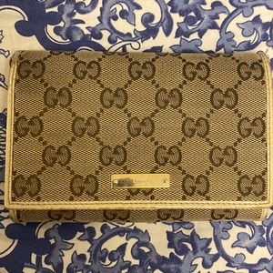 Authentic Gucci Monogram Wallet -SOLD